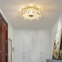 Postmodern Crystal aisle ceiling light Nordic light luxury Foyer light Modern simple Balcony entrance corridor Bedroom light