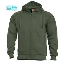 Pentagon Greek military tactics mens spring and autumn cotton polyester open chest sports hoodie casual sweater