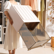 Containing box drawer-type containing box Home wardrobe finishing theorist clothes clothing storage compartment transparent plastic case