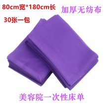 Disposable Beauty Salon Bed Linen Thick Purple Non-woven Mattress Massage Bed Special Trip 80cm Width