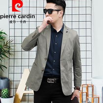 Pierre Cardin new suit men Business Leisure cotton jacket young and middle-aged small suit spring and autumn single West thin coat