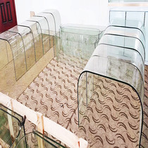 Suzhou Glass Cabinet Radians Single Door Display Cabinet Semicircle Glass Kindergarten Arched Toy Cabinet Round Glass Production