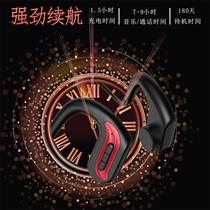 Swimming headphones Yongyuan Y9 high sound quality anti-sweat MP3 wireless sports running black technology Bluetooth bone conduction