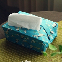 Original Japanese hot stamping cotton fabric tissue towel bag paper towel bag paper bag car box tissue box