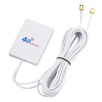 3G 4G LTE antenna dual interface SMA TS9 small flat high gain router Internet card tray external antenna