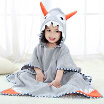 (Clearance)Large size cloak cotton bath towel Cartoon cotton childrens cloak bath towel Cotton baby bathrobe
