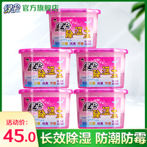 Green umbrella desiccant dehumidification box 5 boxes indoor cabinet clothes cabinet moisture absorption moisture prevention moisture absorption box dehumidification agent moisture prevention