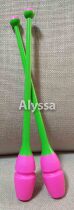 Alyssa Artistic Gymnastics Bars-Rubber Stick Two-color Japans first domestic production of 360mm pink Green