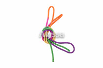 Alyssa professional art gymnastics rope Advanced Hemp multicolor-five color