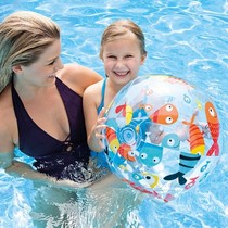 Water entertainment equipment toy inflatable ball Children swimming water ball Plastic ball Children play water color ocean ball