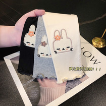 Womens bottom hit bottom pants spring and autumn slim pure cotton baby outside wearing long pants foreign air child breathable girl cute pants Chaoge