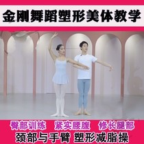 Wang Shiyi King Kong Dance basic teaching material shaping aerobic fat loss exercise hip waist and abdomen leg teaching video tutorial