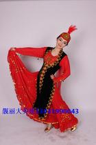 Xinjiang minority dance clothing long vest embroidered black variety with square dance performance clothing fashion new products