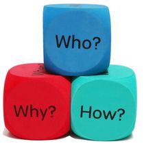 Question dice problem dice reading comprehension English teacher teaching aids