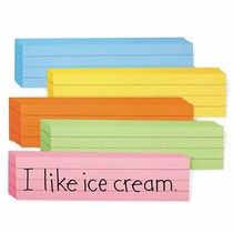 sentence stripes color words sentence English words sentence four lines three grid rewritable