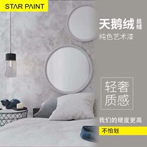 American Xuanwei art environmental protection paint in addition to formaldehyde TV background wall childrens room living room bedroom interior wall latex paint