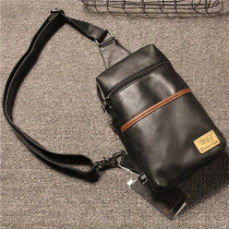 New Japanese and Korean mens chest bag fashion British leisure shoulder Cross bag trendy street business backpack satchel bag
