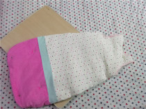 US D home foreign trade original single autumn and winter baby female baby velvet padded sleeping bag inside cotton zipper back cover