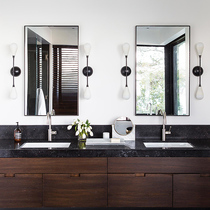 Nordic bathroom mirror modern simple personality designer bathroom mirror wall mirror makeup mirror toilet mirror custom mirror