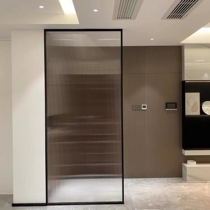 Net red super white Changhong is suitable for screen partition entrance porch corrugated tempered extremely narrow art glass light luxury