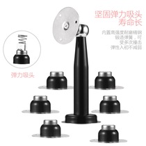  Fingerprint lock door stopper anti-collision indoor stainless steel lengthened non-perforated door suction bathroom strong magnetic nail-free door bumper anti-collision