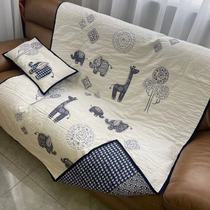 Recommended pure cotton clip cotton fine embroidery handmade quilting child quilted by kindergarten baby