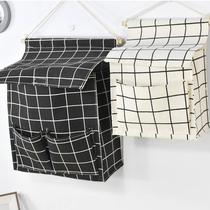 Shower put clothes artifact Waterproof shower room storage bathroom toilet large storage bag clean hanging on the wall