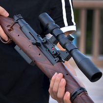  Toy gun heat 98K g sniper large boy gold 98ak pull bolt throwing shell soft bullet gun simulation 98K 
