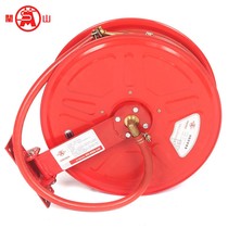 Minshan fire equipment fire hose hose self-rescue reel 25 meters 20 fire hydrant box water hose reel 30 turntable