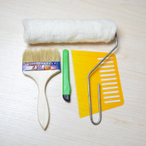 Wall wallpaper tools wallpaper paper cutter knife knife glue glutinous rice glue wallpaper scraper glue brush base film roller
