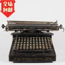 Western antique Smith Prime Minister Smith Premier No 10 old mechanical English typewriter