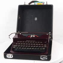 9 pin Western antique rose red CORONA SMITH CORONA English mechanical typewriter functions normally