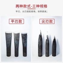 All-steel chopping artifact outdoor forging large chaijian pure steel splitting manual cutting blade axe household splitting tool