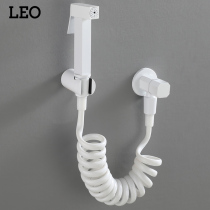 Full Copper White Toilet Spray Gun Washroom Washers Washers Washers Mate Corner Valves Suit Wash Butt Wash