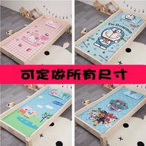 Infant garden cartoon ice silk mat children summer nap air conditioning seat two-piece baby bed mat cool pillow