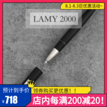 Spot Germany LAMY Lingmei 2000 Dukang black glass fiber piston pen EF F