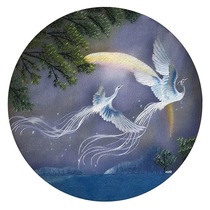 ] Su embroidery diy beginner kit stitch Phoenix figure manual embroidery self-study material package Non-cross stitch