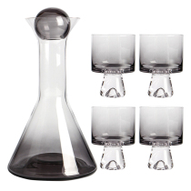 Minimalist lead-free decanter pot whisky glass model room home living room coffee table decorations ornaments
