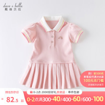 David Bella childrens clothing summer new girl dress baby Foreign style dress childrens sports dress women