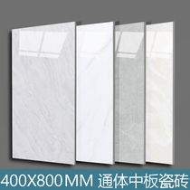 Toilet tile 400X800 living room kitchen balcony all-ceramic wall tiles full-body marble middle plate inner wall tiles
