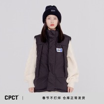 CCT KILLWINNER Rebellious Gene Thick Cotton Vest Couple Winter cotton-padded jacket Sleeveless Thick Coat