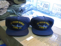 Mold fruit navy Theodore Roosevelt aircraft carrier baseball cap blue mold fruit fake one penalty three