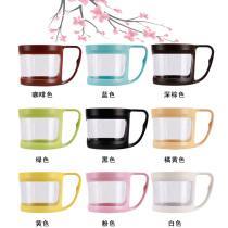 Universal white flower a drop of water cup lid tea cup handle outer lid thermos cup lid inner lid hand cup lid