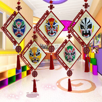 New Year Huanchuang Kindergarten pendant Air hanging ornament Classroom corridor Spring Festival Creative Peking Opera characters