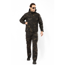 Military eagle TAD Sharkskin python ruins big tree leaves ACU camouflage stormtrooper suit package CP camouflage trench coat