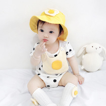 UK next sara baby one-piece dress 2022 Summer new newborn baby khae cartoon climbing suit