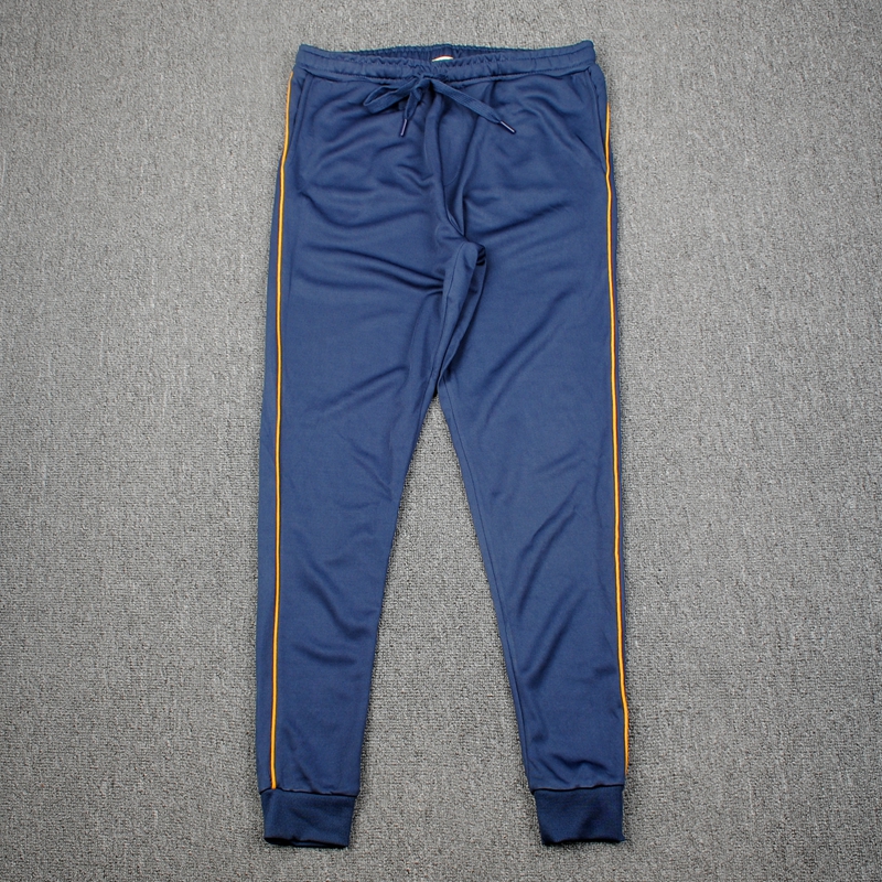 Foreign trade autumn new thin men breathable fast dry feet training casual sweatpants zipper loose trousers to increase the size