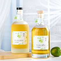 Wine bottle empty bottle white wine glass wine bottle empty bottle 500ml a catty high-grade fruit wine bottle packaging full set