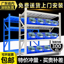 Shelf Racks Home Storage Warehouse Shelf Heavy Iron Shelving Combined Multilayer Show Shelf Storage Racks