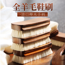 Soft hair shoe polish shoe brush cleaning shoe cloth tool set leather shoes gloves flush shoe brush suede brush wool brush